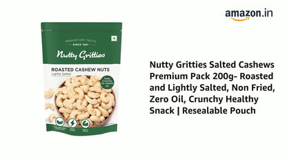 Nutty Gritties Premium Jumbo Size Cashews  - 200g
