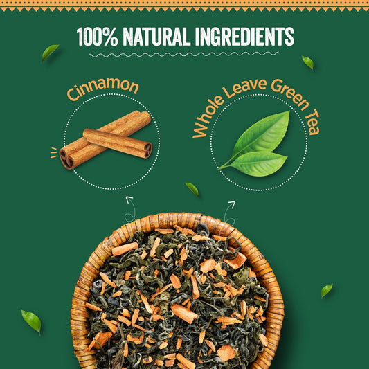 Cinnamon Green Tea - 100g
