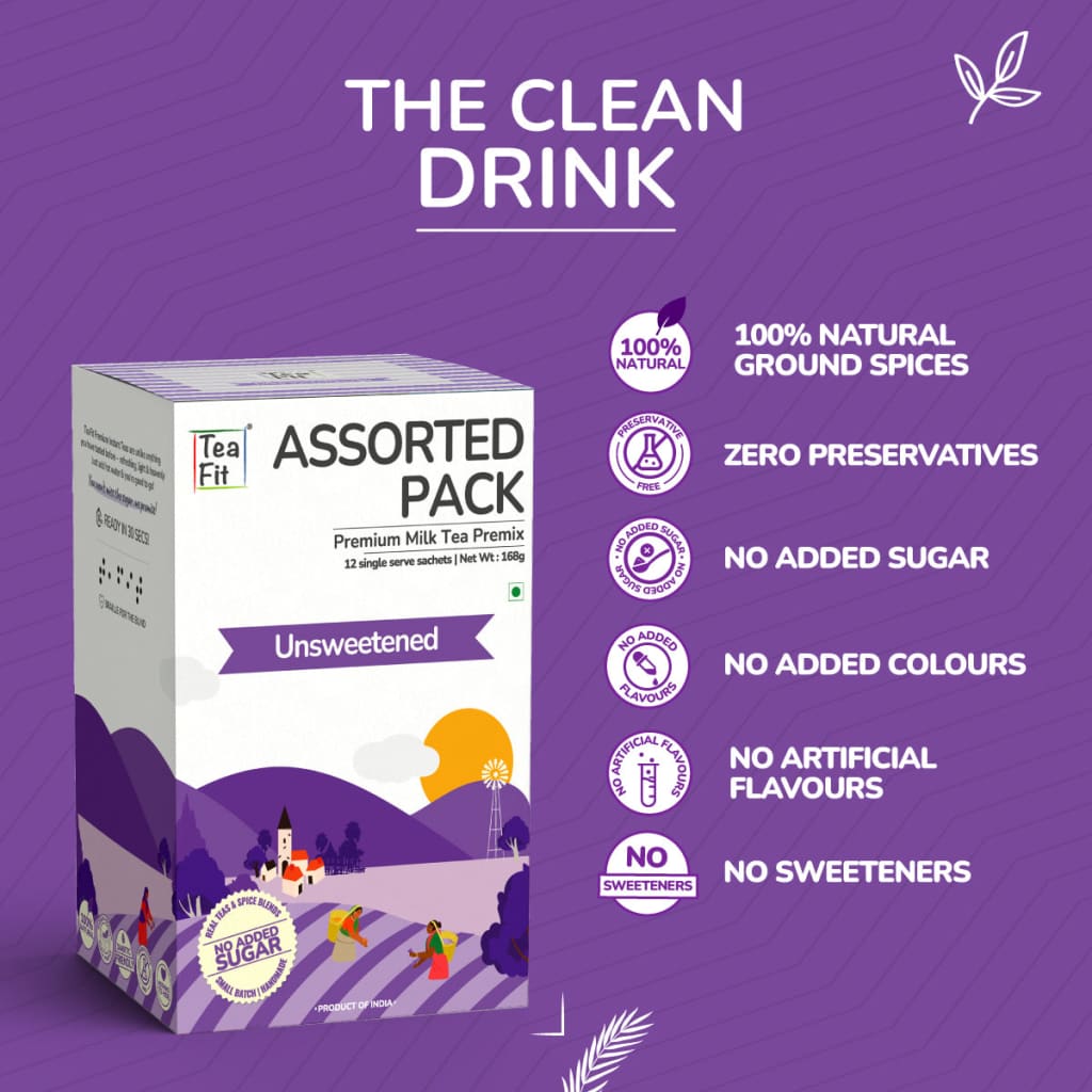 Instant Tea Premix Trial Pack - Unsweetened