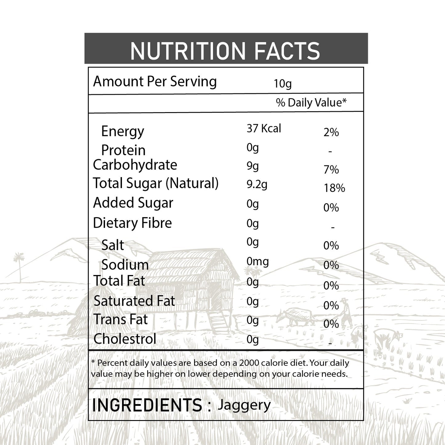 Organic Sugarcane Jaggery