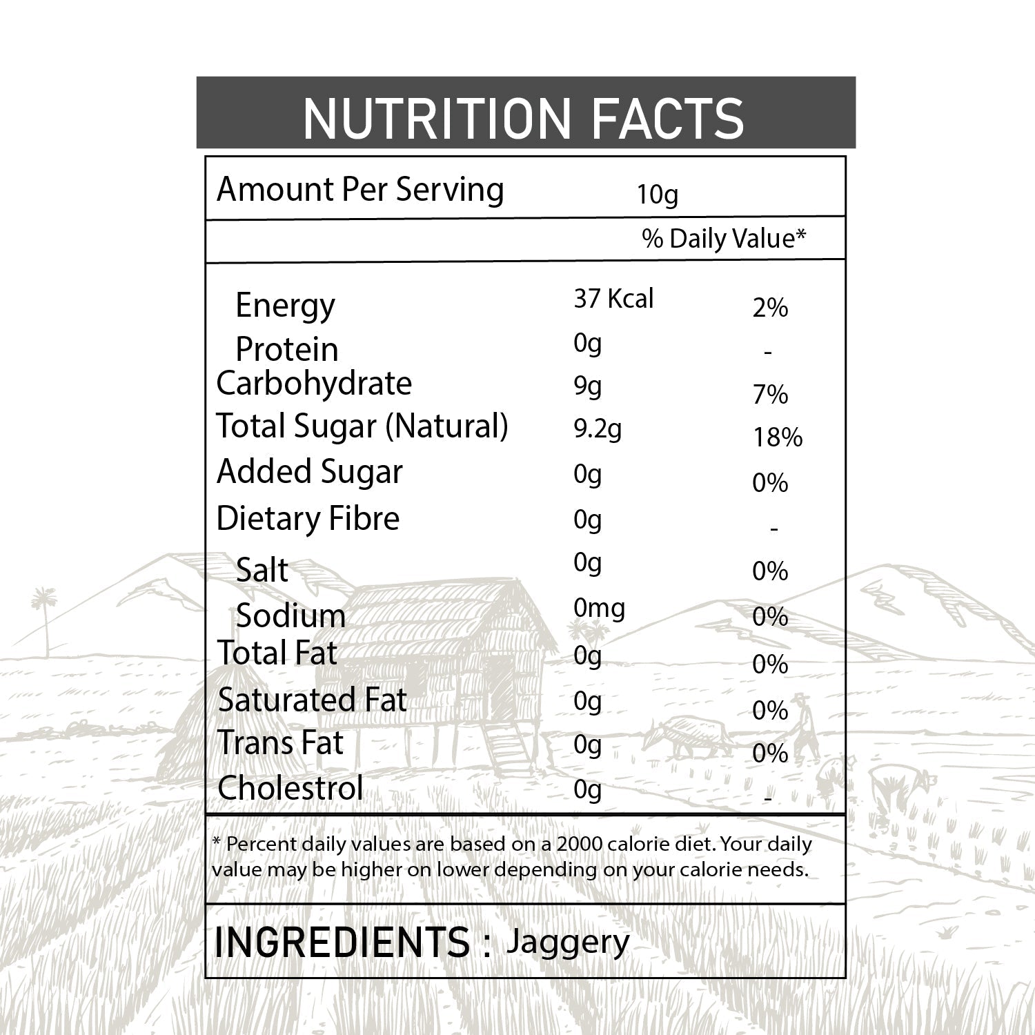 Organic Sugarcane Jaggery