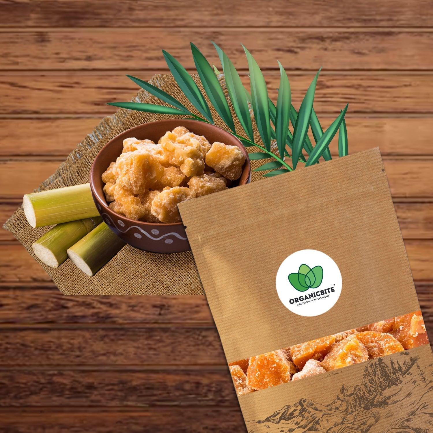Organic Sugarcane Jaggery
