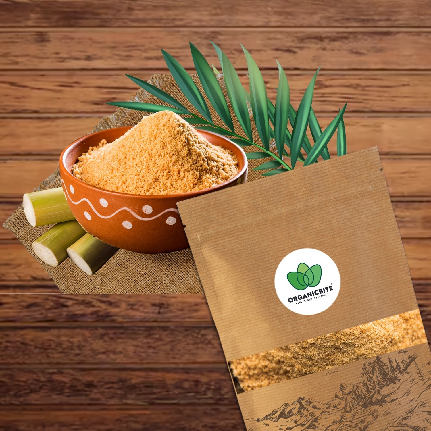 Organic Sugarcane Jaggery Powder