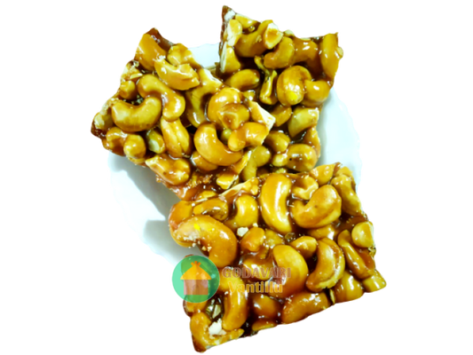 Godavari Vantillu Kaju Chikki / Cashew Chikki / Bellam Jeedipappu Achu