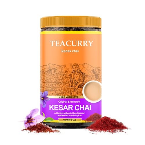 Kesar Chai - 100% Natural Saffron Chai for Energy | With Real Saffron