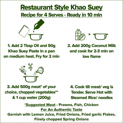 Khao Suey Curry Paste 50g x 2 Pack