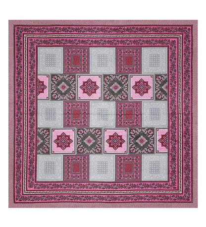 100% Pure Cotton Traditional Printed Bedsheet for Double Bed King Size Bedsheet with 2 Pillow Covers