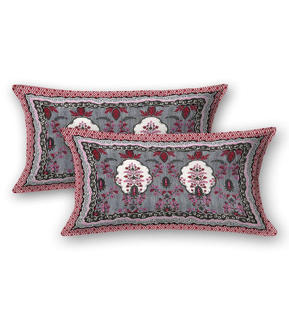 100% Pure Cotton Traditional Printed Bedsheet for Double Bed King Size Bedsheet with 2 Pillow Covers