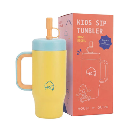 House of Quirk 530ml Kids Tumbler, Stainless Steel