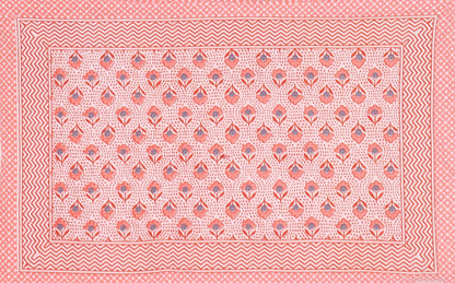 100% Pure Cotton Traditional Printed Bedsheet for Double Bed King Size Bedsheet with 2 Pillow Covers