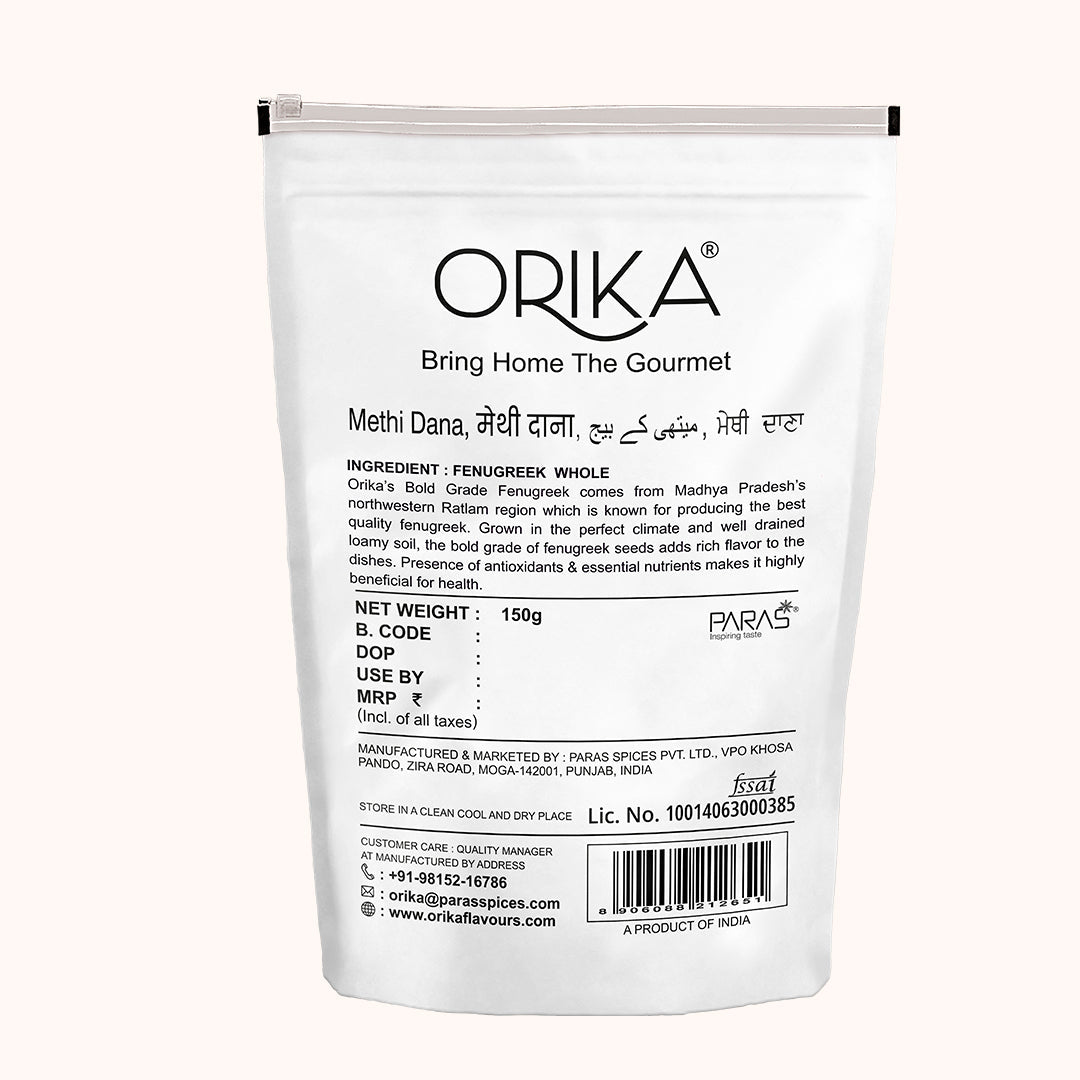 Orika Ratlam Bold Methi Dana, 150g
