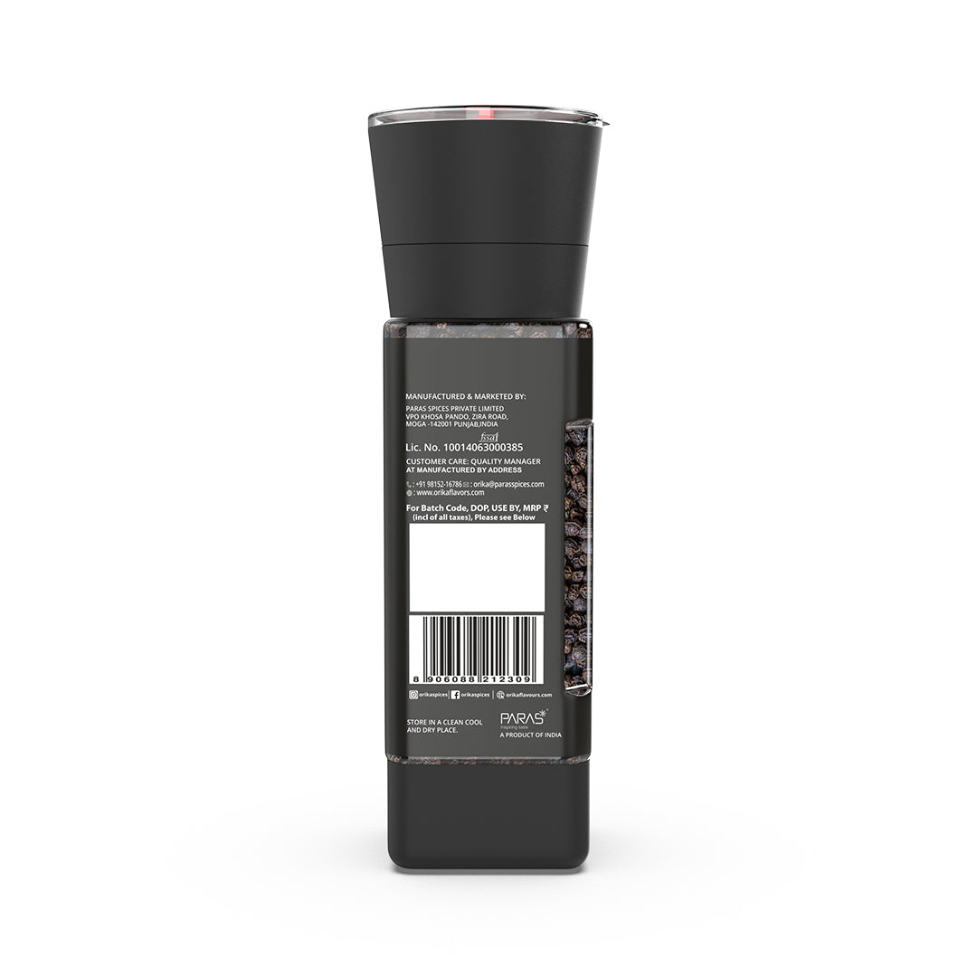 Orika Malabar Black Pepper Grinder, 50gm