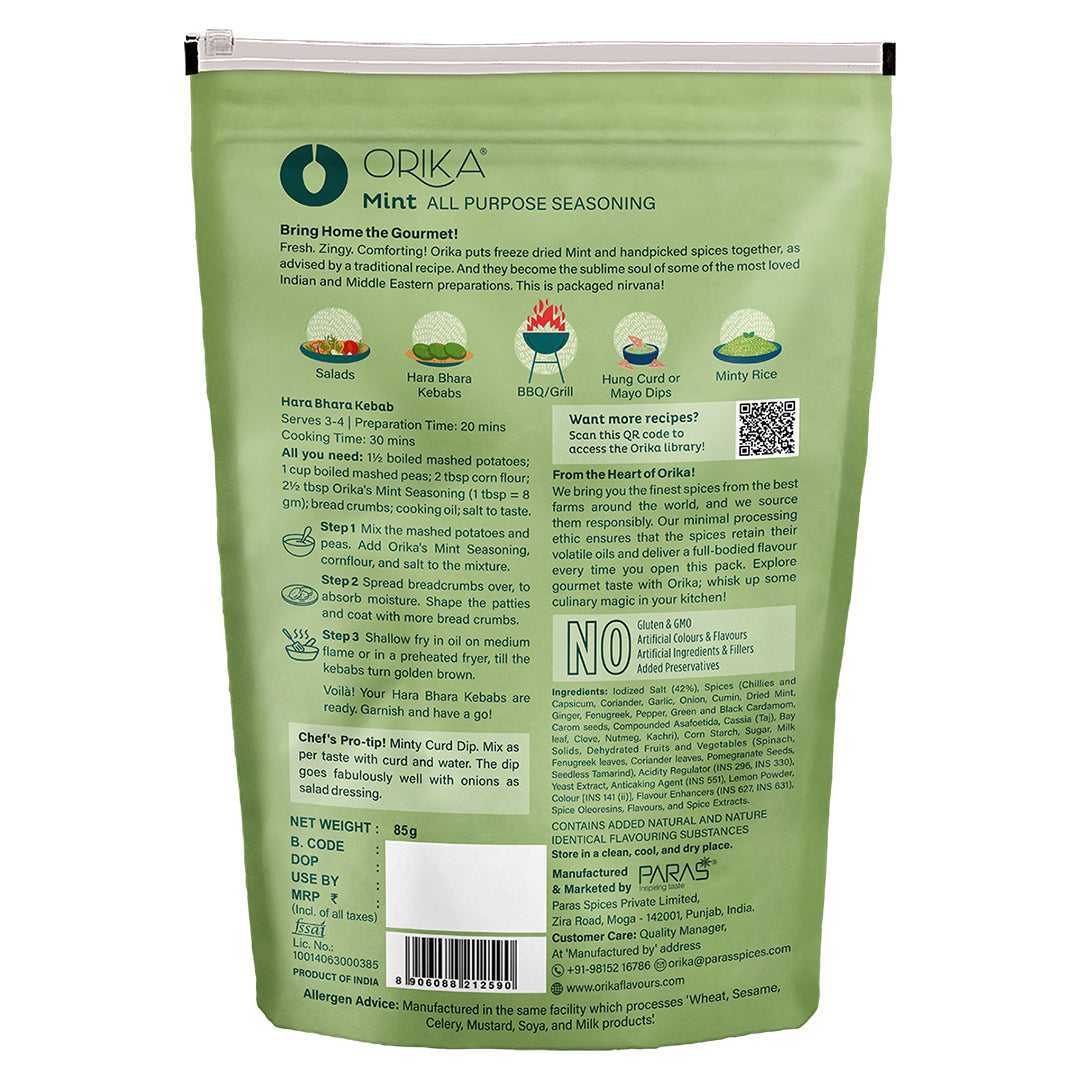 Orika Mint All Purpose Seasoning, 85g