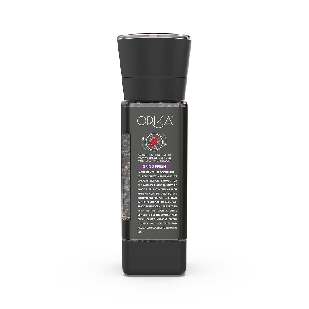 Orika Malabar Black Pepper Grinder, 50gm
