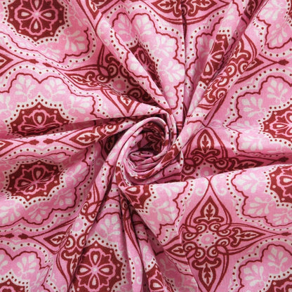 100% Pure Cotton Traditional Printed Bedsheet for Double Bed King Size Bedsheet with 2 Pillow Covers
