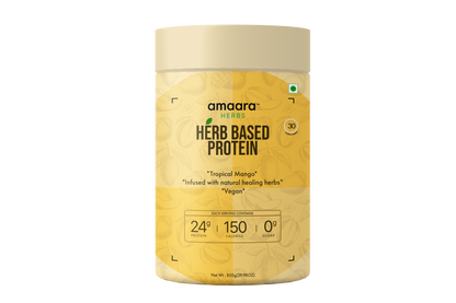 Amaara herbs Herb Based Protein Tropical Mango - 600 gms