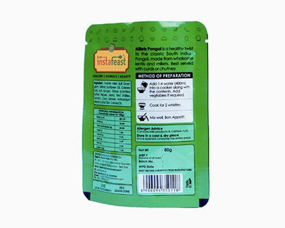 Instafeast Millets Pongal - 80 gms