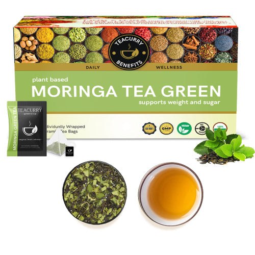 Moringa Green Tea - Helps in Weight Loss, Skin Glow