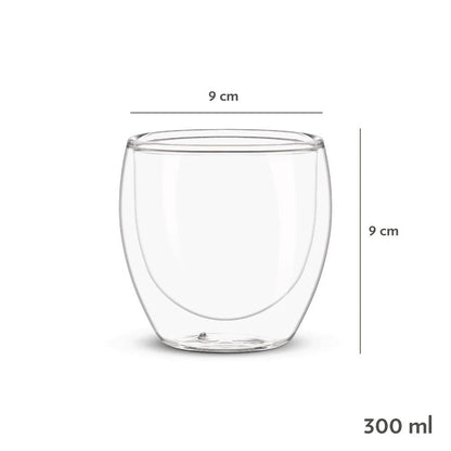 Borosil Bella Glass Tumbler Set of 2