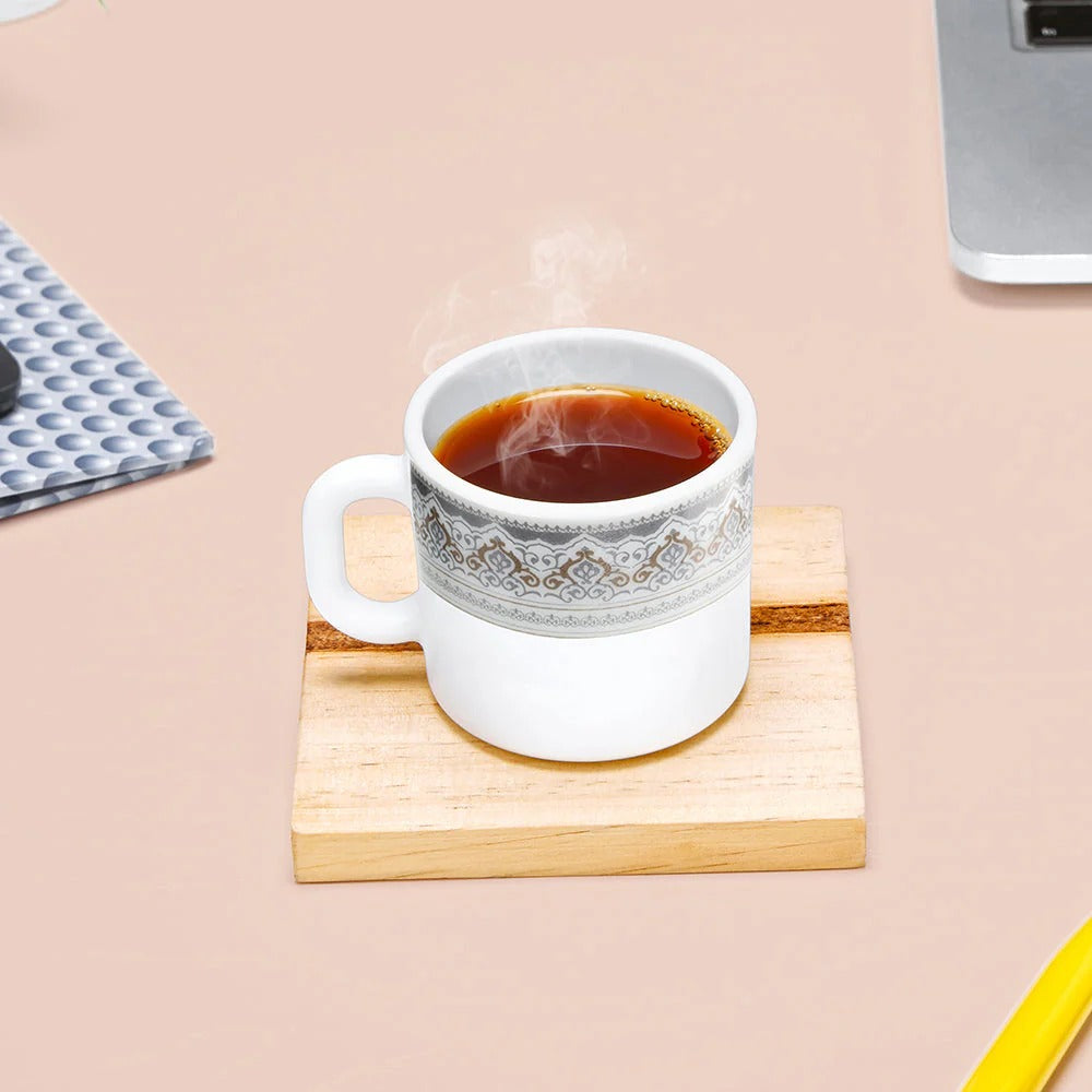 Borosil Larah Opalware Classic Mug Set