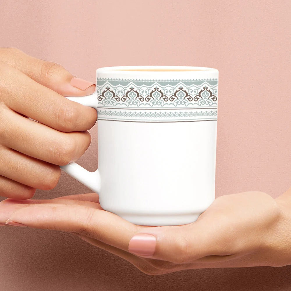 Borosil Larah Opalware Classic Mug Set