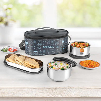Borosil CarryFresh Lunchbox Set of 3