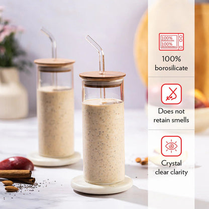 Borosil Punch Glass Set