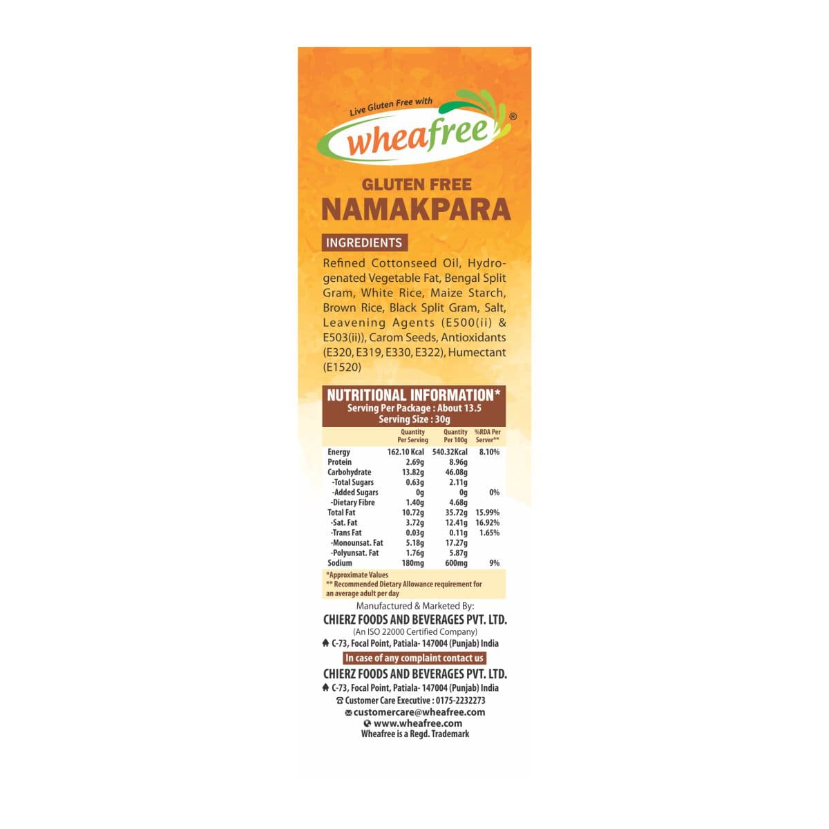 Gluten Free Namakpara (400g)