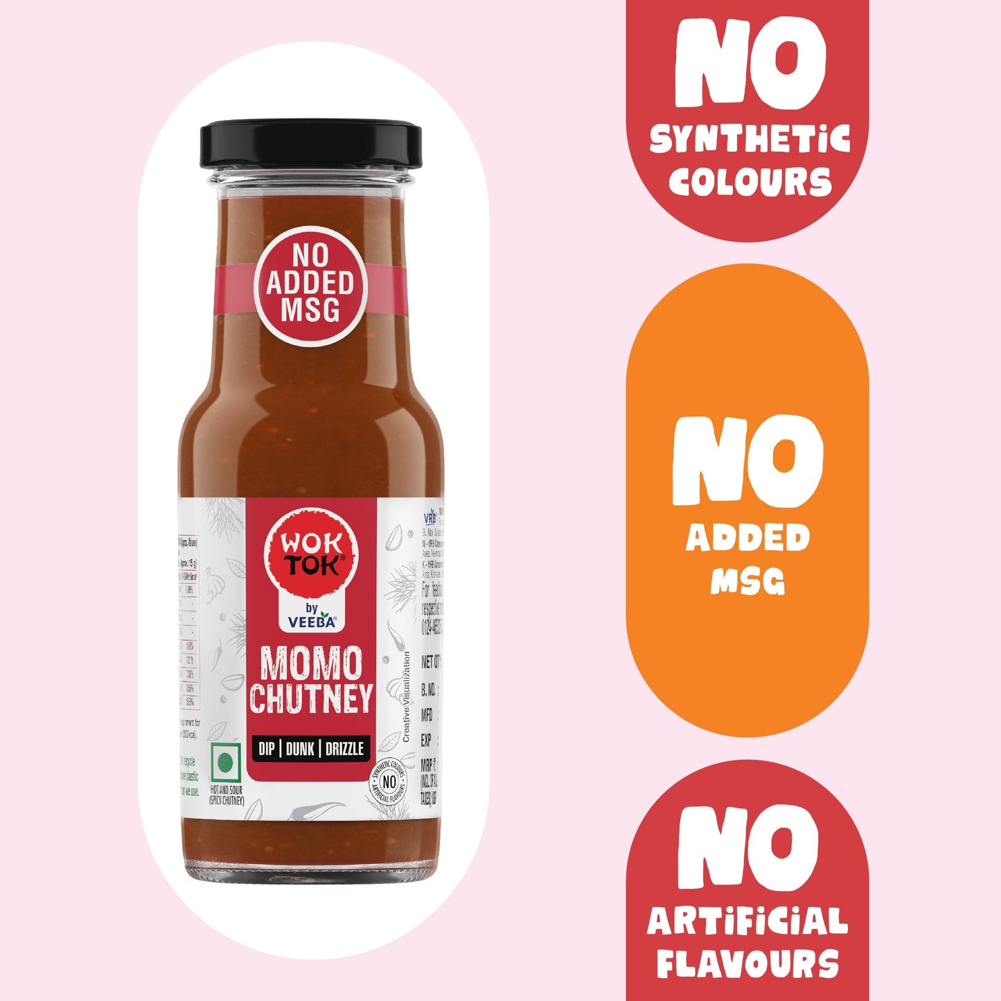 Wok Tok By Veeba Momo Chutney 225G
