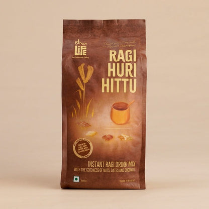 Isha Life Ragi Huri Hittu (Instant Ragi Drink Mix) - 500 gms