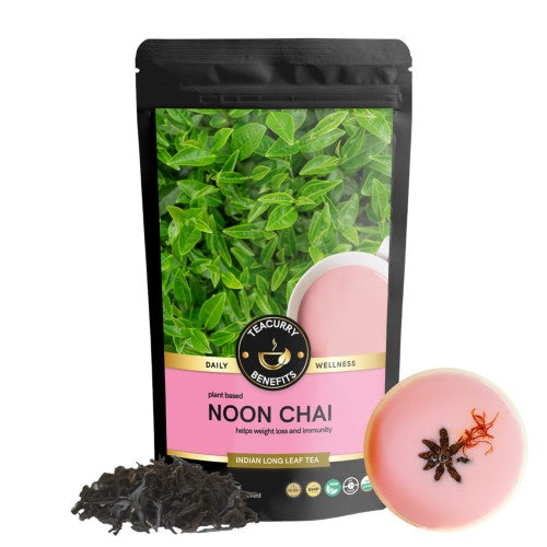 Noon Chai - Kashmiri Chai helps with Immunity, Weight Loss, Blood Pressure