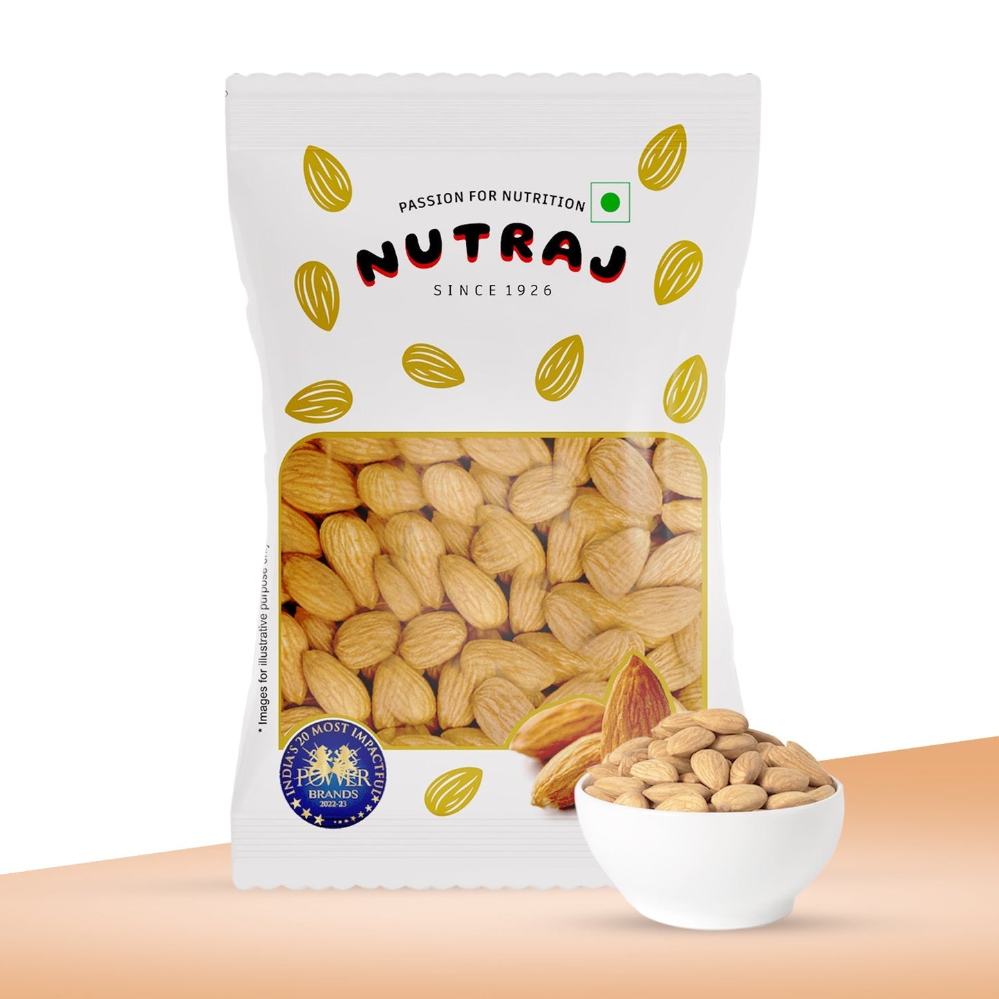 Nutraj Premium California Almonds Badam - 200 gms