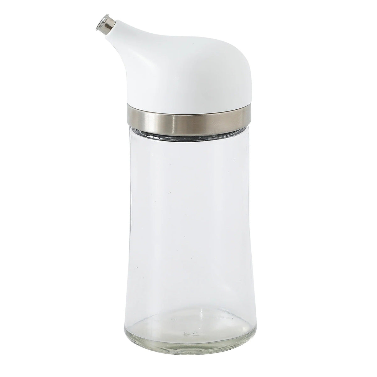 UMAI Small Glass Oil Dispenser with Leakproof Lid | 140ml | White