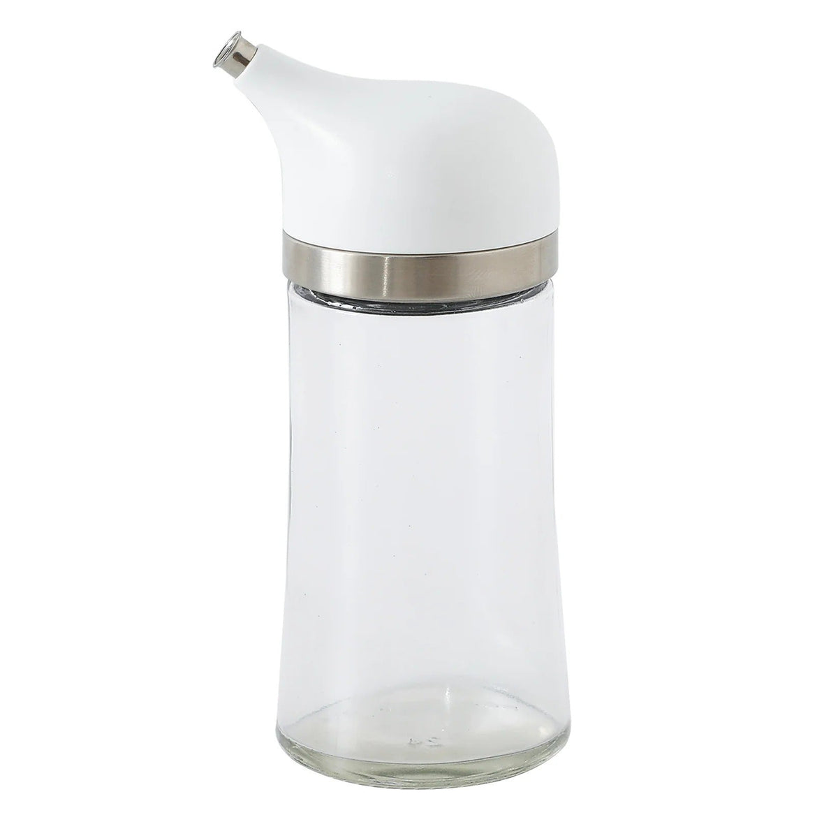 UMAI Small Glass Oil Dispenser with Leakproof Lid | 140ml | White