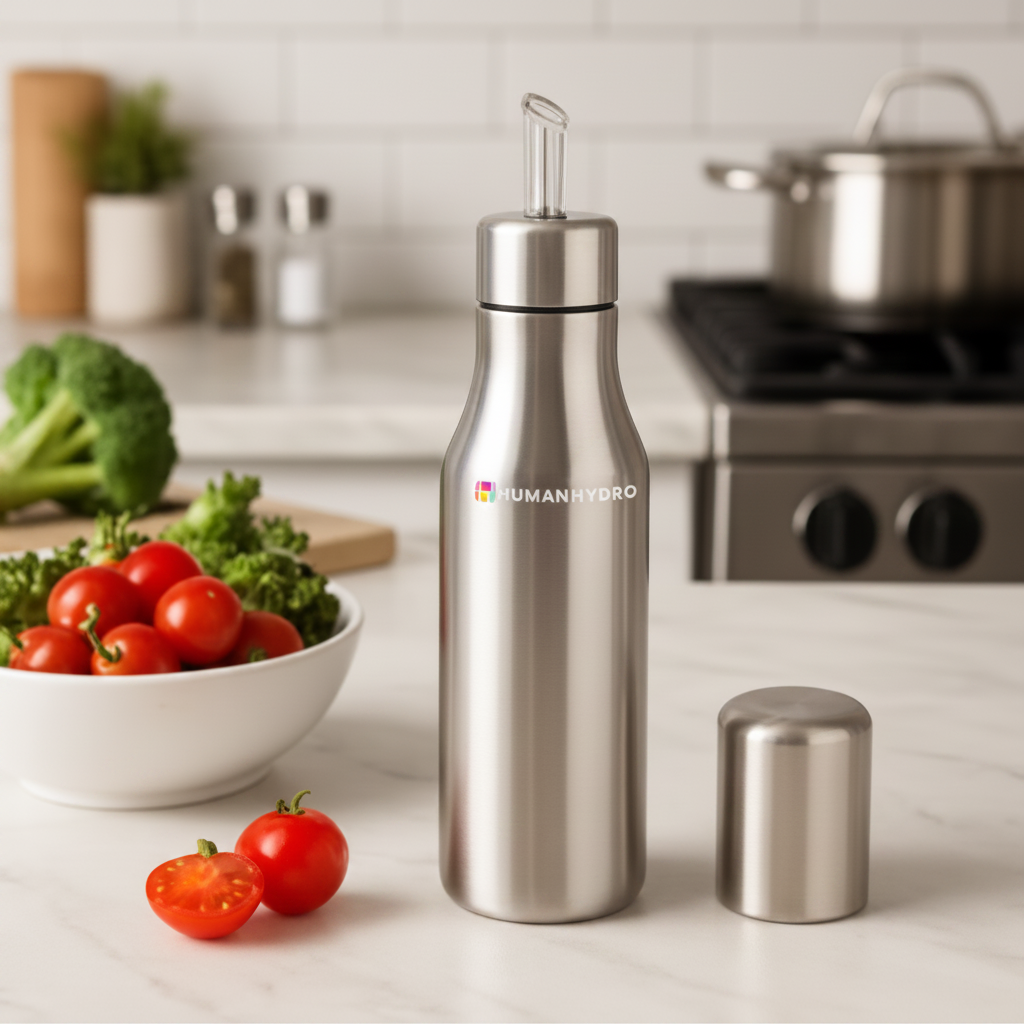 Human Hydro Stainless Steel Oil Dispenser -  600ml
