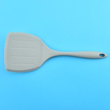 P-Plus International 2 Pieces Silicone Pancakes Shovel Wide Spatula Turner Nonstick Grey