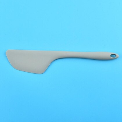 P-Plus International 2 Pieces Silicone Pancakes Shovel Wide Spatula Turner Nonstick Grey