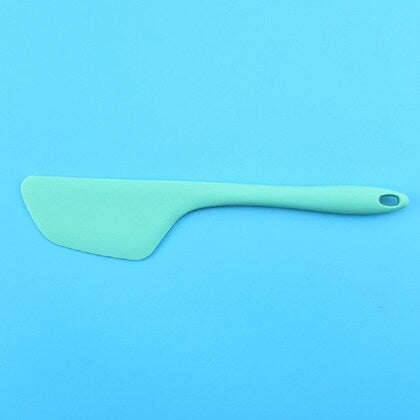 P-Plus International 2 Pieces Silicone Pancakes Shovel Wide Spatula Turner Nonstick Sky Blue