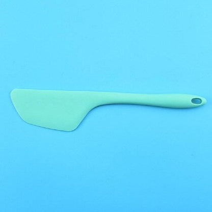 P-Plus International 2 Pieces Silicone Pancakes Shovel Wide Spatula Turner Nonstick Sky Blue