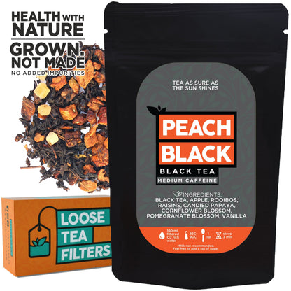 Peach Black Tea (50 g, 25 Cups)