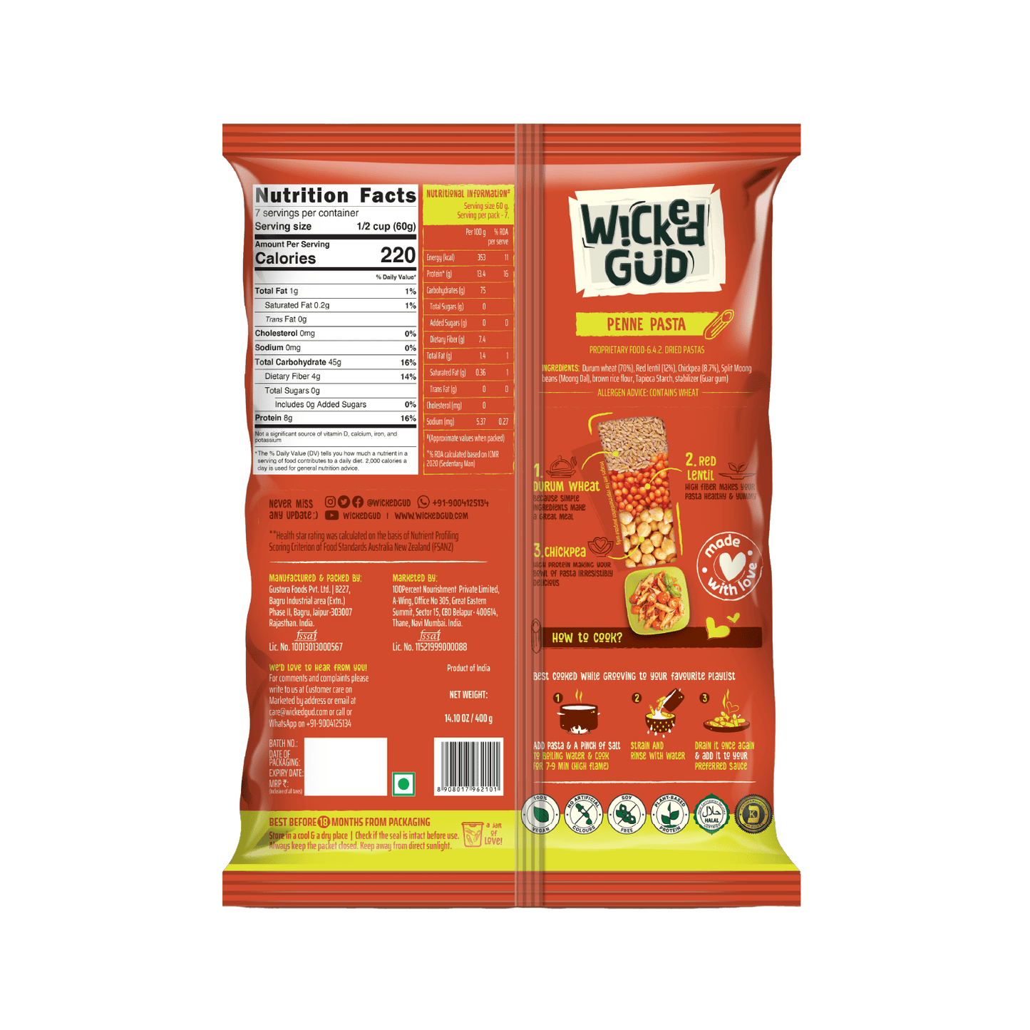 Multigrain Penne Pasta