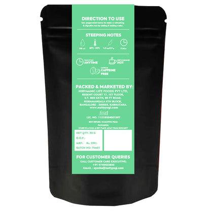 Nutty Yogi Peppermint Leaves Dried - 50gm