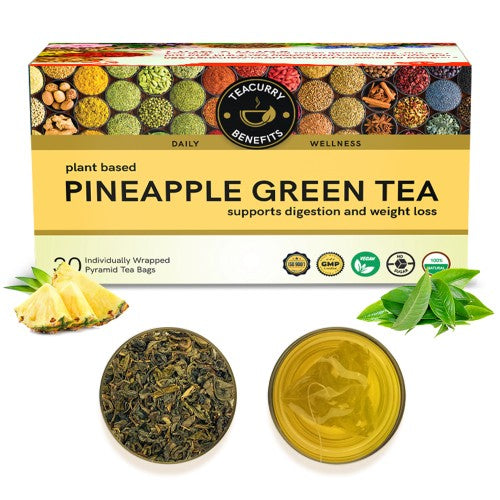 Pineapple Green Tea -  Blend of Pineapple for Hydration, Antioxidants, and Skin Care