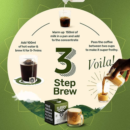 Sleepy Owl Filter Classic Kaapi Coffee - 10 Bags