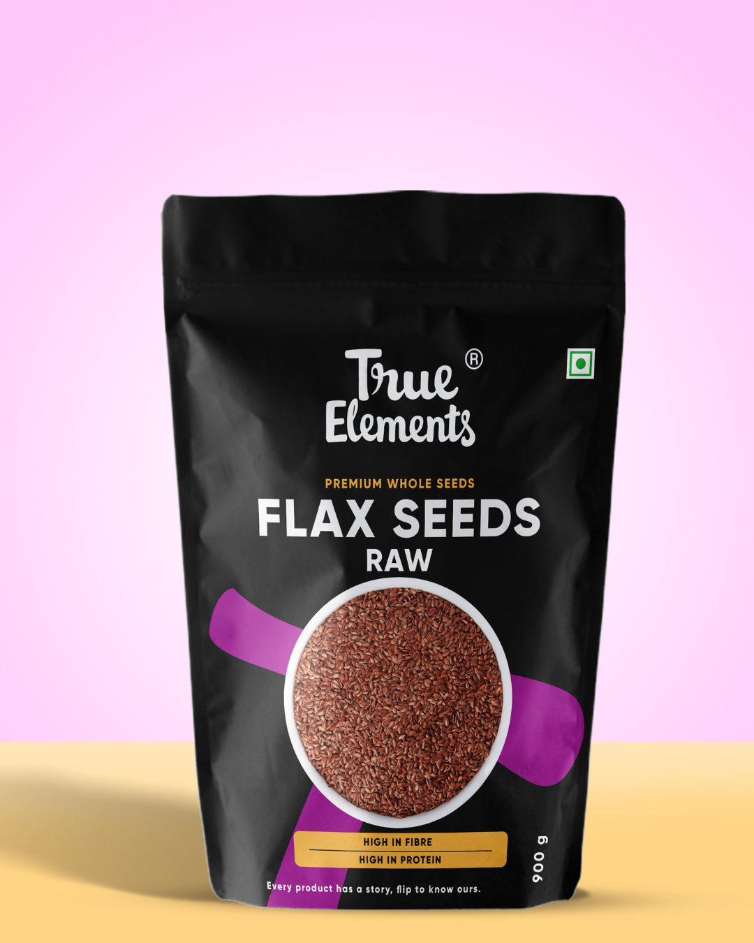 Raw Flax Seeds - Rich in Fibre (25.8g Protein)