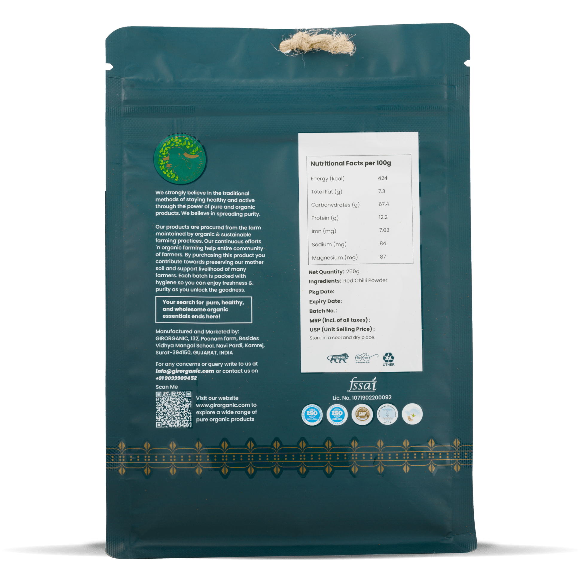 Red Chilli Powder Stone Ground