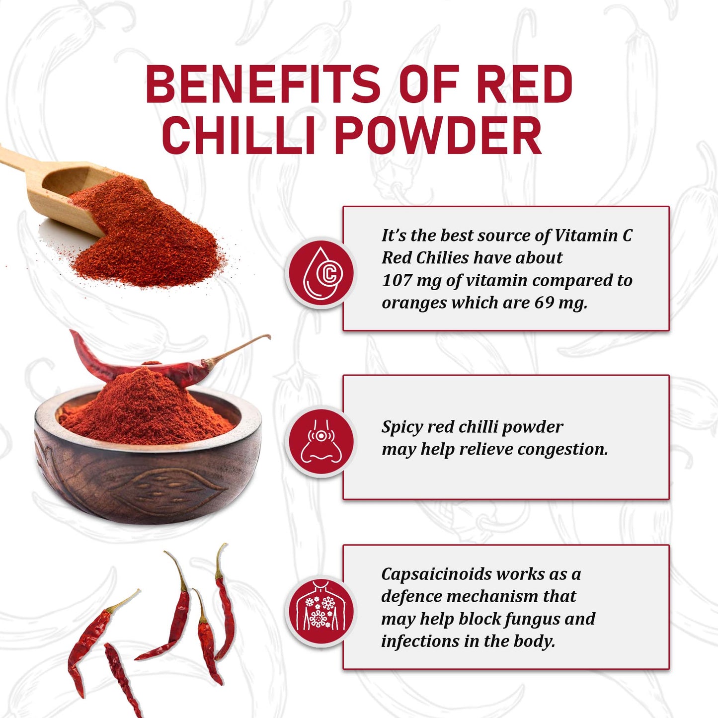 Organic Red Chilli Powder 100 Gm