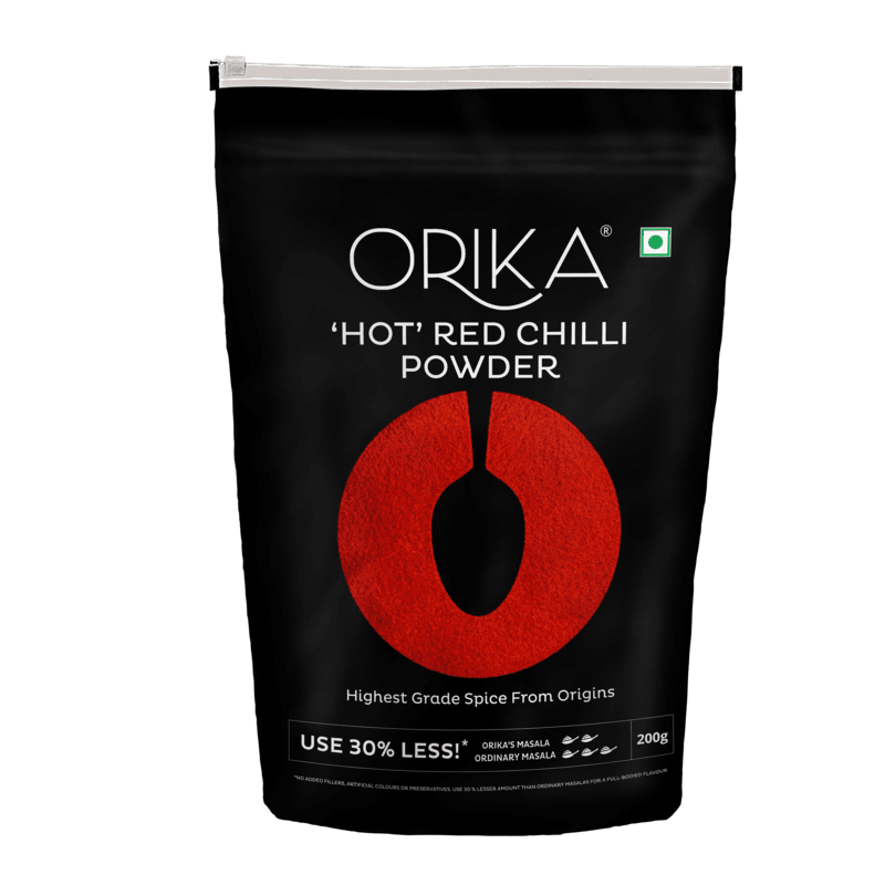 Orika Hot Red Chilli Powder (100 gm, 200gm, 500gm)