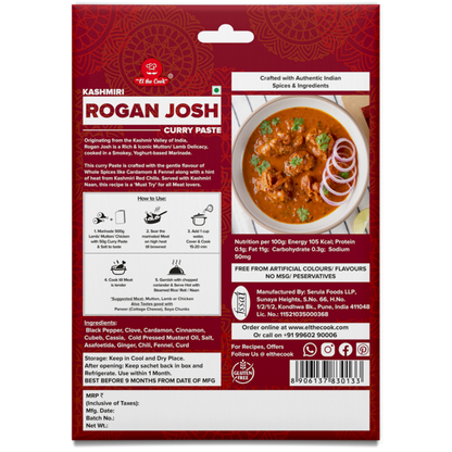 Kashmiri Rogan Josh Curry Paste 50g x 2 Pack