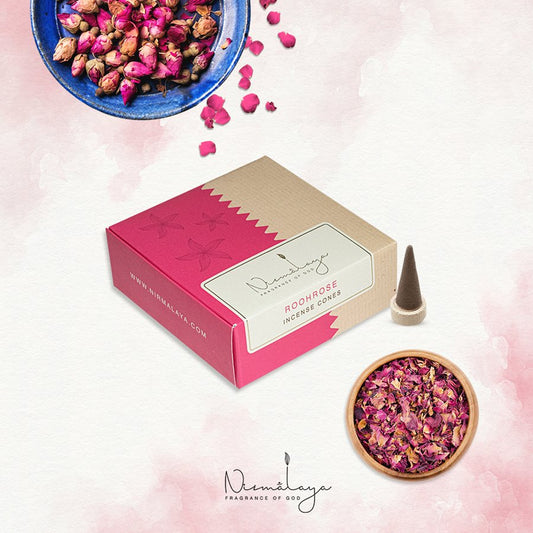 Nirmalaya Rooh Rose Incense Cones